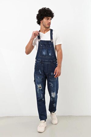 Erkek Jean Tulum Pantolon Lacivert