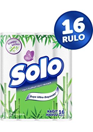 Solo Bambu Özlü Kağıt Havlu 16 L