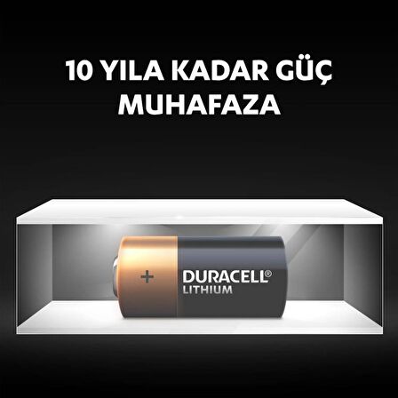 Duracell CR123A 3V Lityum Pil 2'li