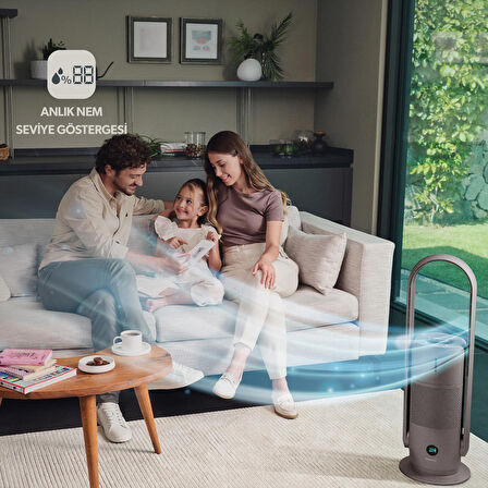 Homend O-Zone Duo 9005H 2 In 1 Hava Temizleyicisi ve Nemlendiricisi