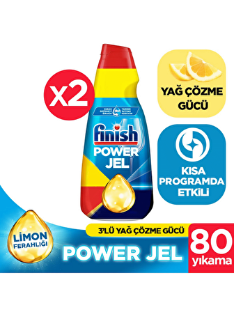 Finish Hepsi Bir Arada Bulaşık Makinesi Jeli 2x1 lt 
