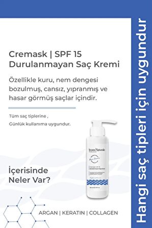 Cremask Durulanmayan Saç Bakım Kremi (VALİZ-SEYAHAT BOY) 100 ml