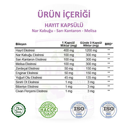 Hayıt Kapsül (CHASTE TREE CAPSULE)