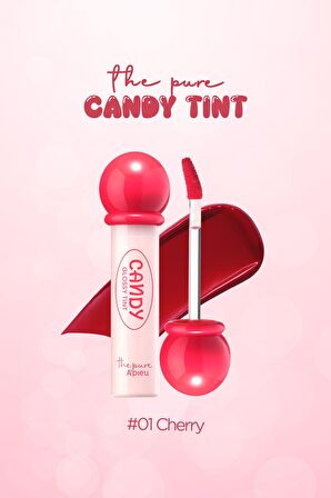 Kalıcı Renkleriyle Şeker Gibi Parlayan Nemlendiren Tint A'PIEU The Pure Candy Tint (No.01 Cherry)