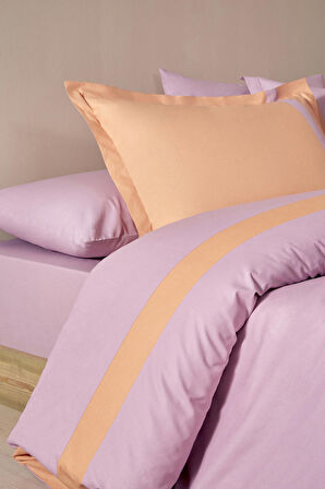 Özdilek Colour Stripe Çift Kişilik Nevresim Takımı Pembe