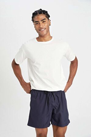 DeFacto File Astarlı Kısa Boy Deniz Şortu X2955AZ24HSIN75