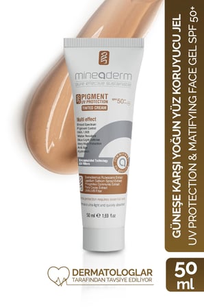 Mineaderm Uv Protection 50+ Faktör Leke Karşıtı Renkli Yüz Güneş Koruyucu Krem 50 ml