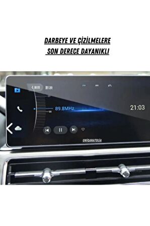 Chery Tiggo8 Pro 2023 Navigasyon ve Digital Gösterge Panel Uyumlu Nano Ekran Koruyucu