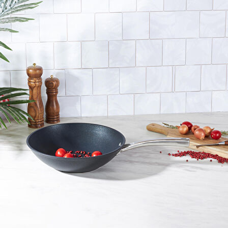 Karaca Biodiamond Pro Indüksiyon Tabanlı Wok Tava 28 Cm 2,8 Lt