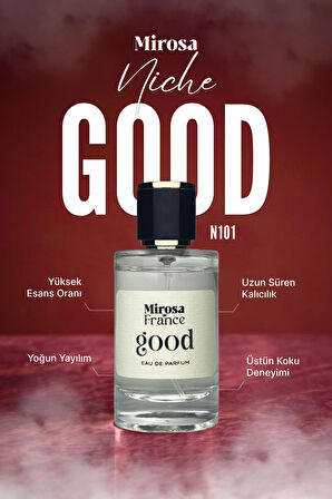 Mirosa de France Good Girl Niche Collection Yüksek Kalıcı Kadın Parfum EDP Premium Kutu 50ml N101