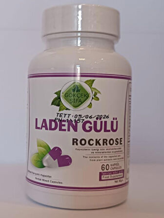 Laden Gülü Kapsül (Rock Rose Capsule) 60Adet