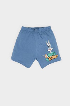 DeFacto Erkek Bebek Looney Tunes 2'li Takım Kısa Kollu Tişört Şort E7693A525SMBE364