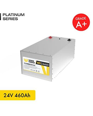 24V 460Ah LiFePO4 Platinum Series Bluetooth'lu Lityum Demir Fosfat Akü 