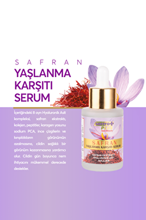 SOFTTO PLUS SAFRAN YAŞLANMA KARŞITI SERUM 30 ML