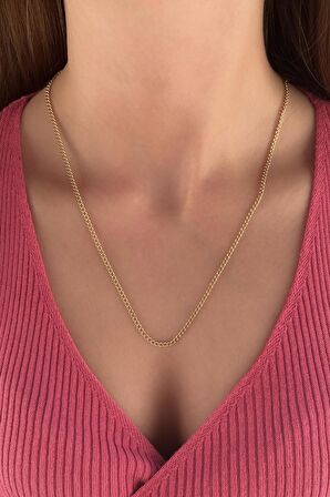 14 Ayar Altın Gurmet Zincir 2,35 mm