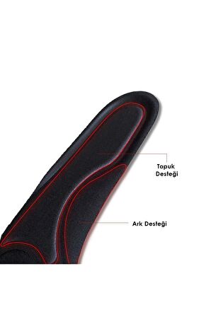 BC04 | Yumuşak Memory Foam Ayakkabı Tabanı, Ekstra Konfor Ve Darbe Emici Rahat Iç Tabanlık