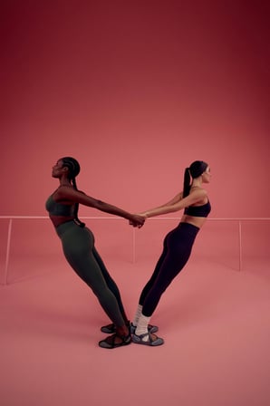 LYCRA Koyu Bordo Cream Hafif Destek Çıkarılabilir Pedli Racerback Spor Sütyeni