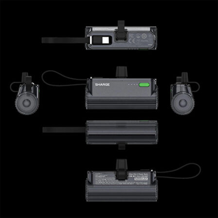 Sharge Flow Mini - Kompakt ve Hızlı Taşınabilir Powerbank