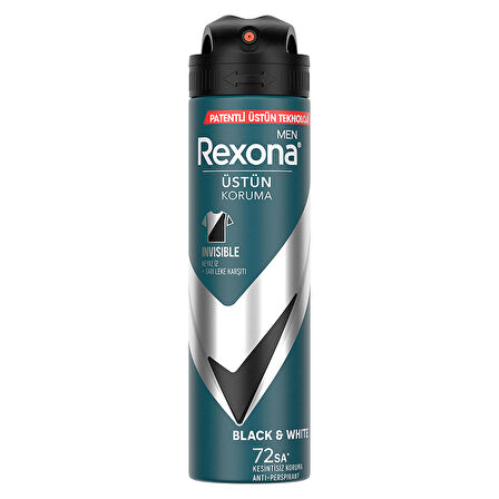 Rexona Deodorant Invisible Black White Men 150 Ml