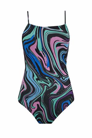 DeFacto Fall in Love Regular Fit Batik Desenli Mayo A9462AX23HSBK81