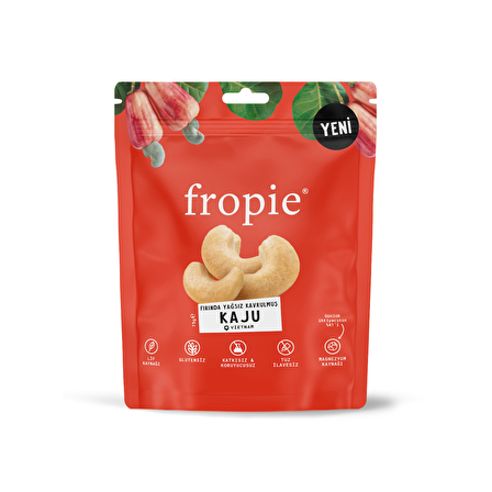 Fropie Yağsız Fırında Kavrulmuş Zarsız Kaju 75 gr