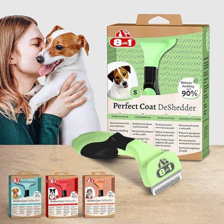 8in1 Perfect Coat DeShedder Köpek Tarağı - S