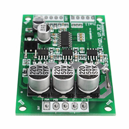 Dc 12v 36v 15a 500w Fırçasız Motor Sürücü Pwm Bldc Kontrol Kartı Jyqd-v7.3e2 120 Derece