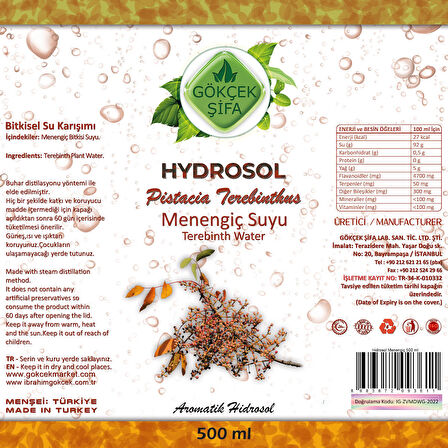 Hydrosol Menengiç Suyu
