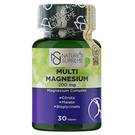 Nature's Supreme Multi Magnesium Complex 30 Tablet - AROMASIZ