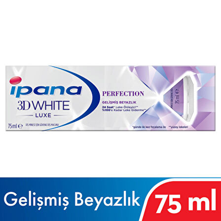 İpana 3 Boyutlu Beyazlık Luxe Diş Macunu Perfection Mükemmel Beyazlık 75 ML