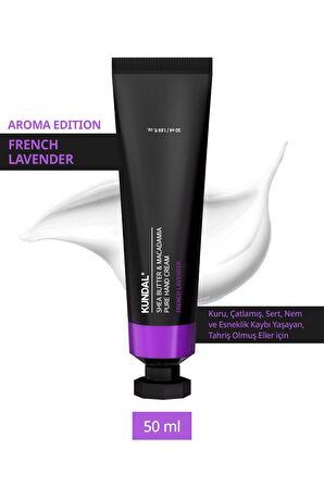 Besleyici El Kremi Kundal Shea Butter&Macadamia Pure Hand Cream Aroma Edition 50ml (French Lavender)