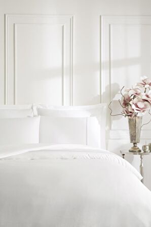 Özdilek Lyocell Çift Kişilik Nevresim Takımı Lucent Beyaz