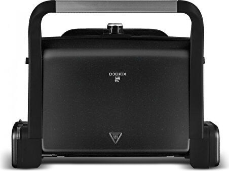 Karaca Gastro Diamond Antibakteriyel Tost Makinesi Shiny Black