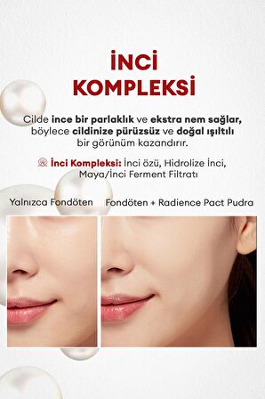 Parlak Ve Pürüzsüz Görünüm Veren Kompakt Pudra Radiance Pact SPF27/PA++ (Vanilla)