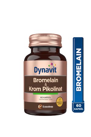 Dynavit Bromelain Krom Pikolinat 60 Kapsül 8699586154959