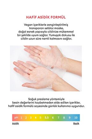 Pürüzsüz Görünüm Sunan Vegan Yaprak Maske Talks Vegan Squeeze Sheet Mask (Skin Smoother)