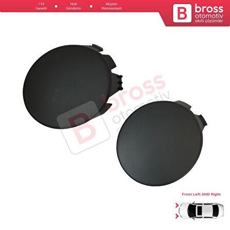 Renault Clio MK2 Symbol Thalia MK1 1998-2016 7701209099 İçin Sağ ve Sol Ön Tampon Sis Far Kapağı