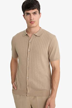 DeFacto Standart Fit Polo Yaka Triko Kısa Kollu Tişört E4603AX25SMBG129