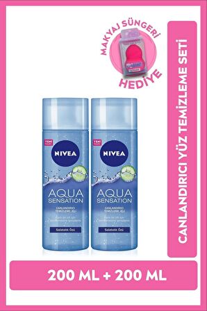 Nivea Aqua Sensation Temizleme Jeli 200 Ml 1+1