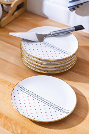 Feel Good 6 lı Pasta Tabağı Seti - 19 cm