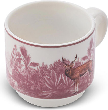 Karaca Jungle 4'lü Standlı Çay Fincanı Seti 4x160 Ml