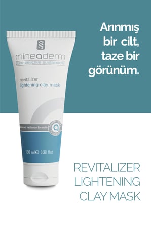 Mineaderm Canlandırıcı Maske - Revitalizer Lightening Clay Mask 100 ML