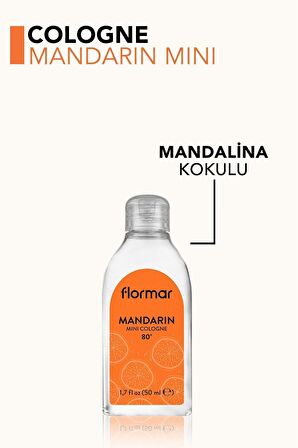 Flormar Mandalina Kokulu Temizleyici & Ferahlatıcı Mini Kolonya
