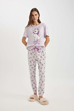 Fall in Love Aristocats Kısa Kollu Pijama Takımı