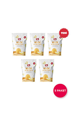 Kavun Kuru Meyve Cipsi 15 G X 5 Adet Dondurularak Kurutulmuş Meyve