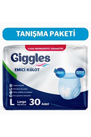 Yetişkin Emici Külot Large 30'lu 1 Paket 30 Adet