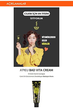 Missha Bad Vita Kuru Ciltler İçin Su Bazlı Yağsız Nemlendirici Yüz Bakım Kremi 70 ml