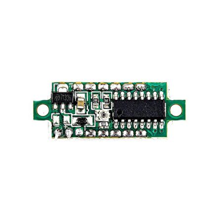 0.28 inç 3.5-30V İki Kablolu DC Mavi Voltmetre