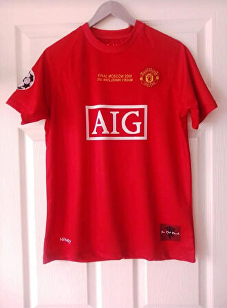 Legent Lady Manchester United 2008 Ronaldo Retro Kırmızı Forma