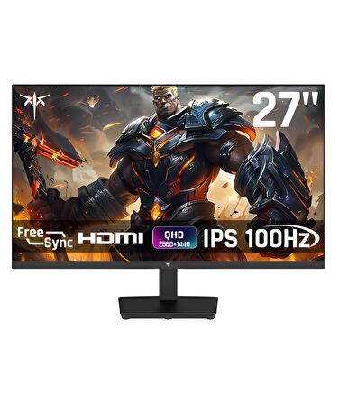 KTC H27T27 27" 100 Hz (HDMI + Dısplay Port ) 2560×1440 Freesync WQHD IPS Flat Monitör